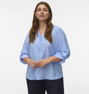Vero Moda Curve Blouses Blauw