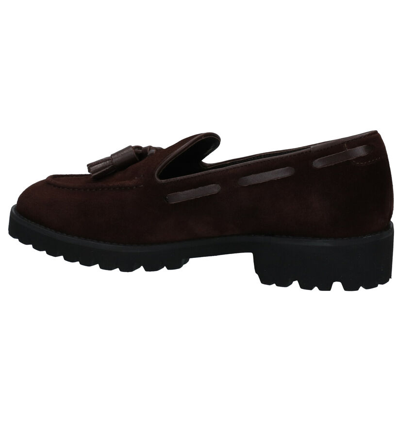 JHay Loafers en Brun foncé en daim (298769)