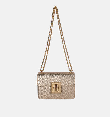 Laurent David Crossbody tassen Wit/Goud
