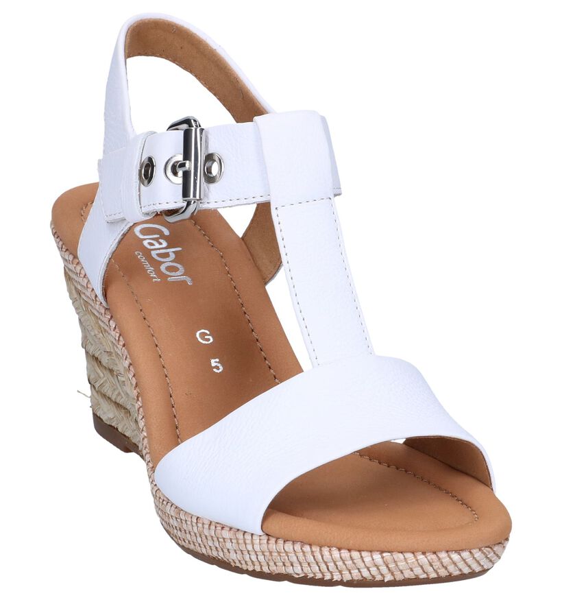 Witte Sandalen Gabor in leer (245558)