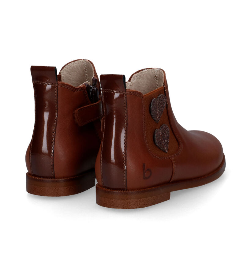 Beberlis Bottes courtes en Cognac en cuir (315700)