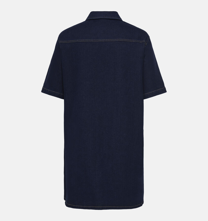 ONLY Carmakoma Madeline Robe mi-longue en Bleu fonc&eacute; pour femmes (381914)