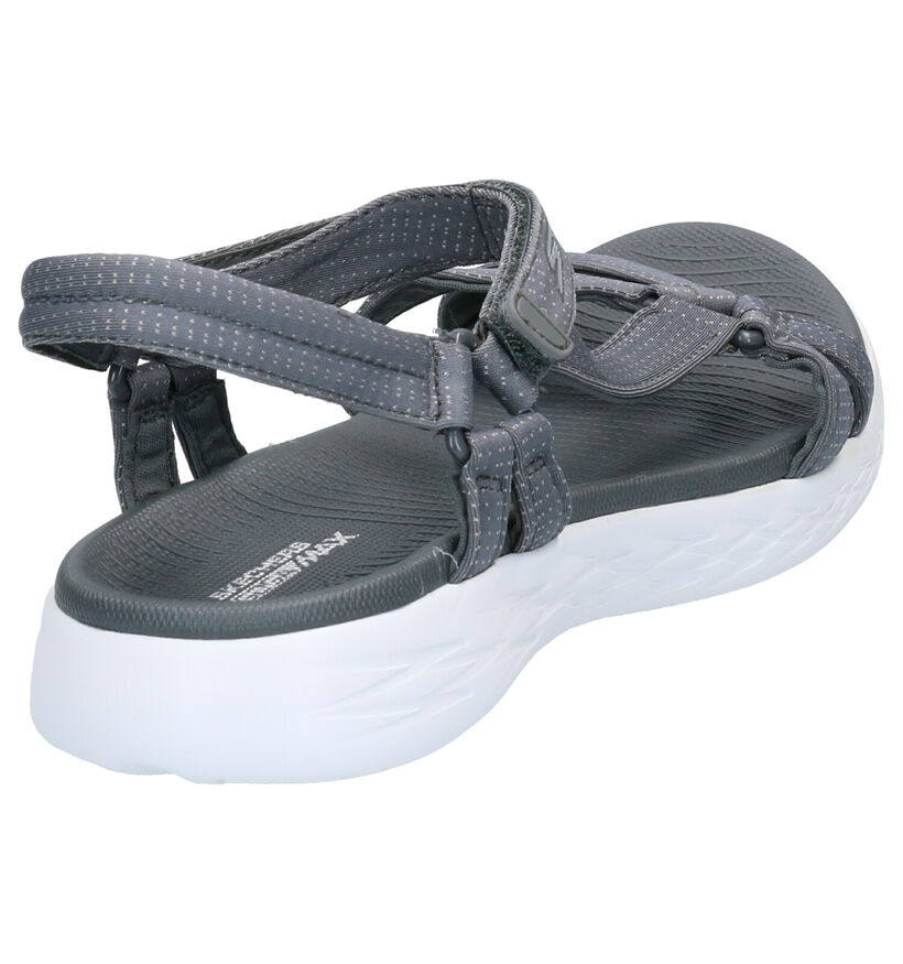 Skechers On The Go Sandales en Noir en textile (292189)