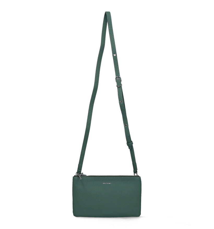 Matt & Nat Triplet Zwarte Crossbody Tas in kunstleer (327640)