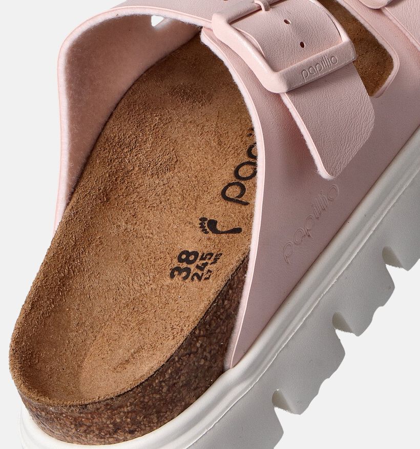 Birkenstock Arizona Pap Chunky Roze Slippers voor dames (350873)