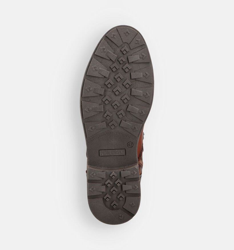 Pikolinos York Cognac Boots met Veter en Rits voor heren (379256) - geschikt voor steunzolen