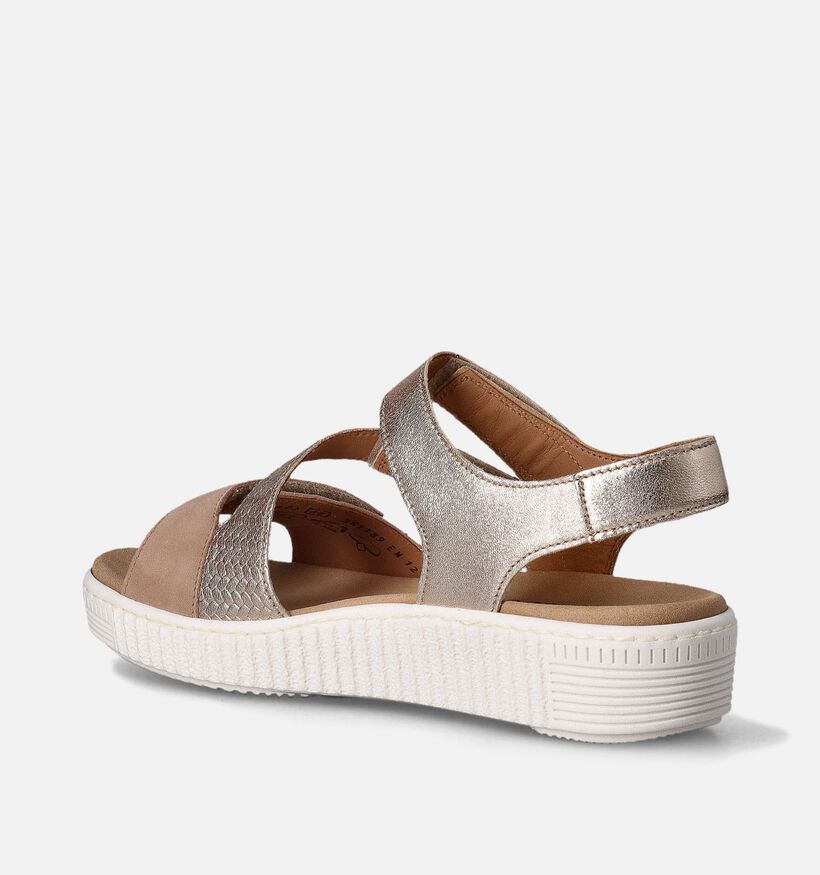 Gabor Gouden Sandalen voor steunzolen voor dames (355104) - geschikt voor steunzolen