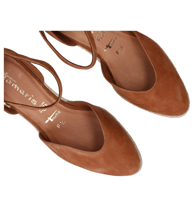 Tamaris TOUCH it Escarpins en Cognac en daim (289376)