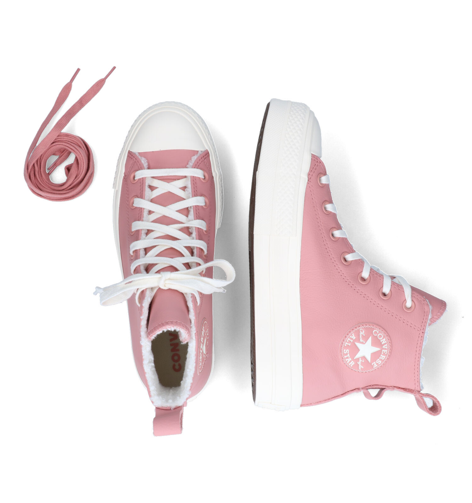 Converse bleu et discount rose
