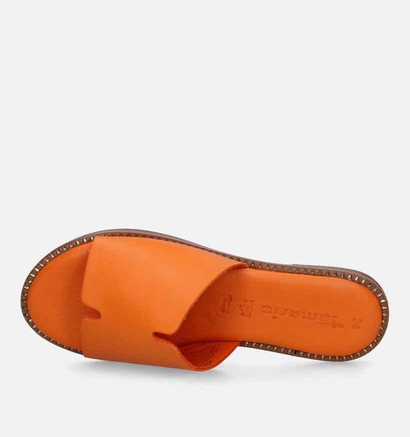 Tamaris Oranje Platte slippers voor dames (335494)