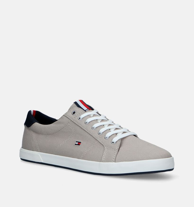 Tommy Hilfiger Iconic Beige Veterschoenen voor heren (336726) - geschikt voor steunzolen