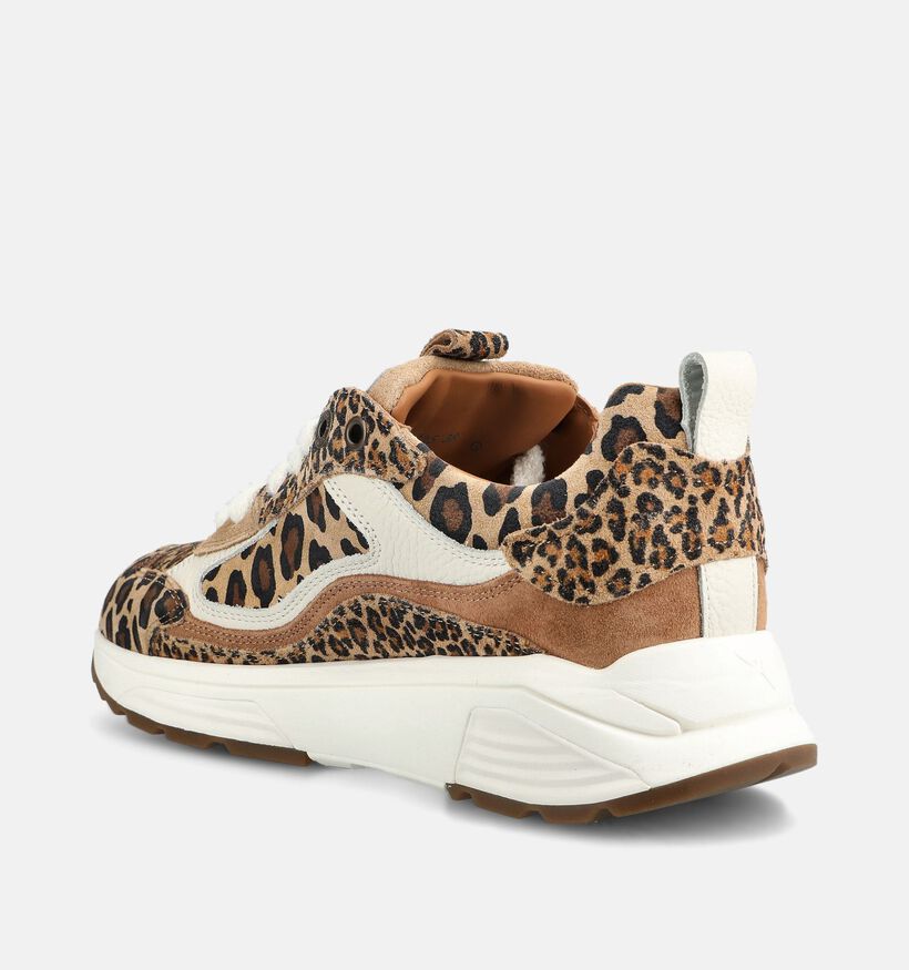 Xsensible Milau Bruine Sneakers voor dames (379010) - geschikt voor steunzolen