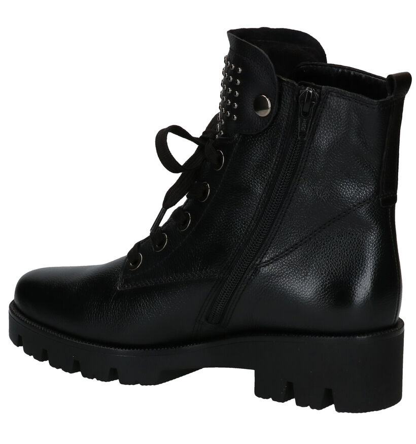 Gabor OptiFit Bottines en Noir en cuir (282295)