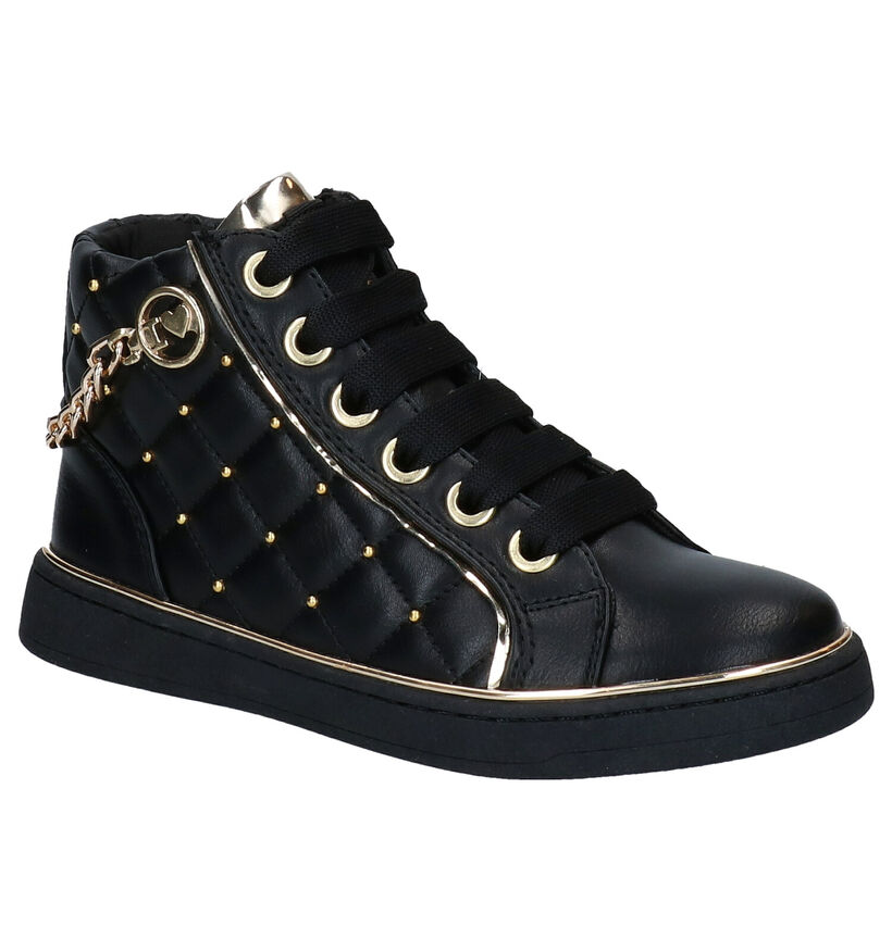 Asso Chaussures hautes en Noir en simili cuir (278456)