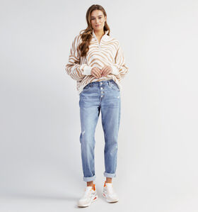 comma casual identity Blauwe Boyfriend Jeans (327296)