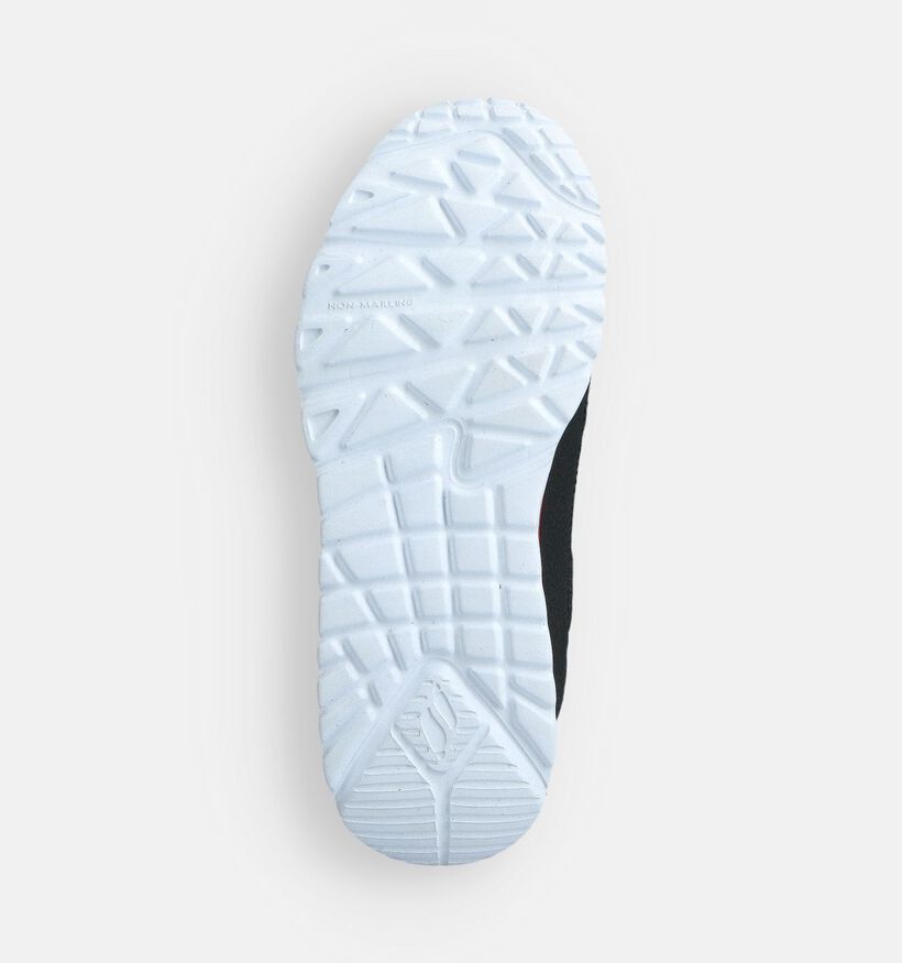 Skechers Uno Lite Witte/Rode Sneakers voor jongens, meisjes (367550) - geschikt voor steunzolen