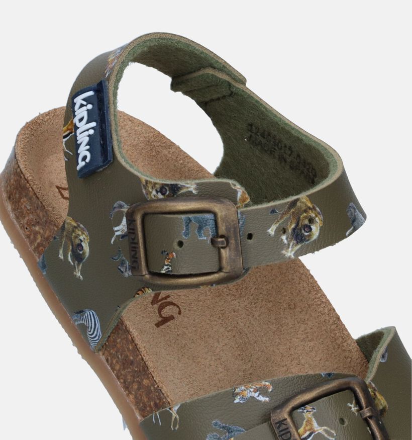 Kipling Safari 1 Sandales en Vert Kaki pour garçons (340947)