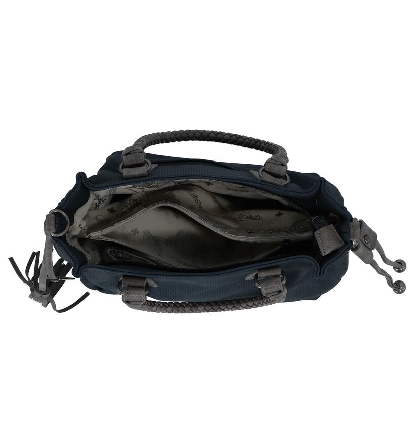 Donkerblauwe Handtas met Afneembare Riem Rieker in imitatieleer (230072)
