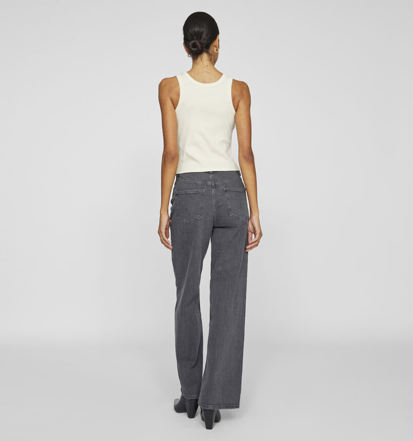 Vila Freya Grijze Wide leg jeans L32 voor dames (361331)