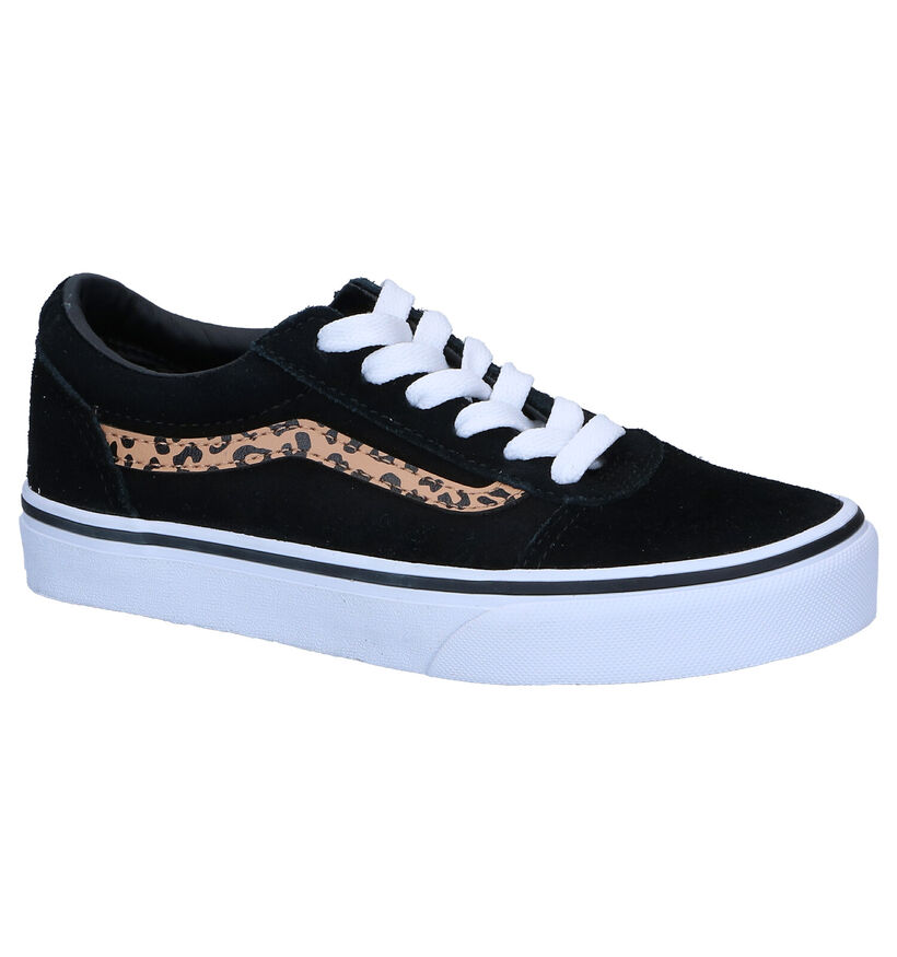 Vans Ward Zwarte Sneakers in daim (293992)