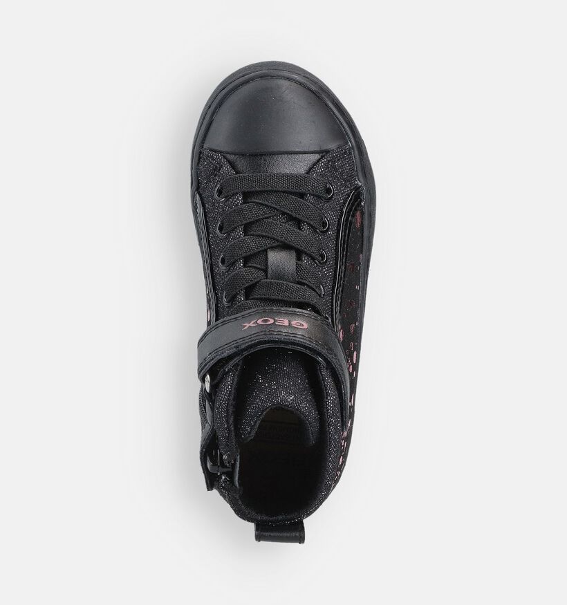 Geox Kalispera Chaussures hautes en Noir pour filles (361944) - pour semelles orthopédiques