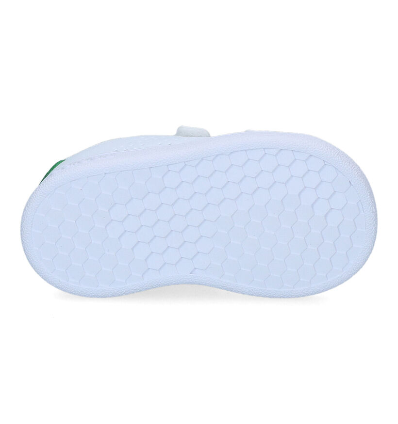 adidas Advantage Baskets en Blanc pour filles, garçons (350568) - pour semelles orthopédiques