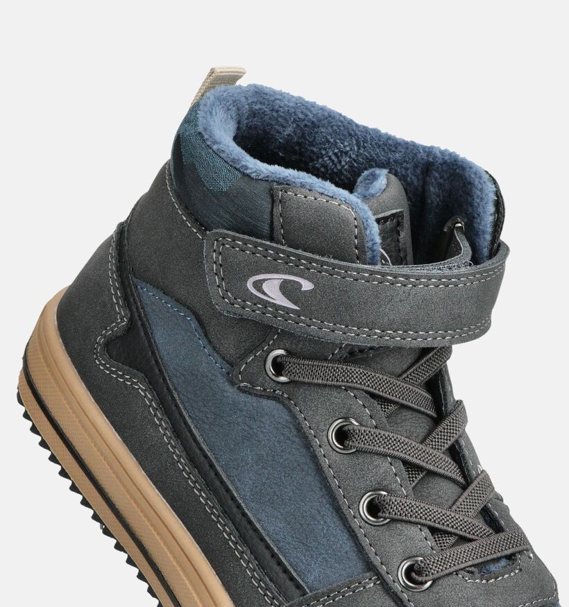 O'Neill Matts Mid Grijze/Blauwe Sneakers voor jongens, meisjes (363281)