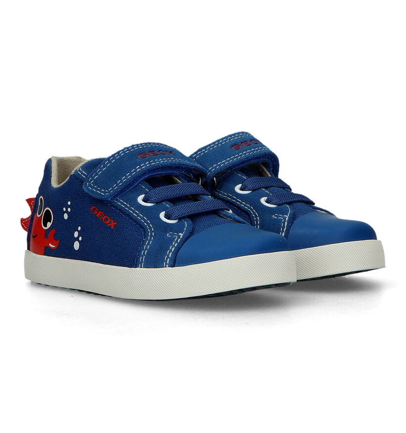 Geox Kilwi Bo Chaussures pour bébé en Bleu pour garçons (325552) - pour semelles orthopédiques