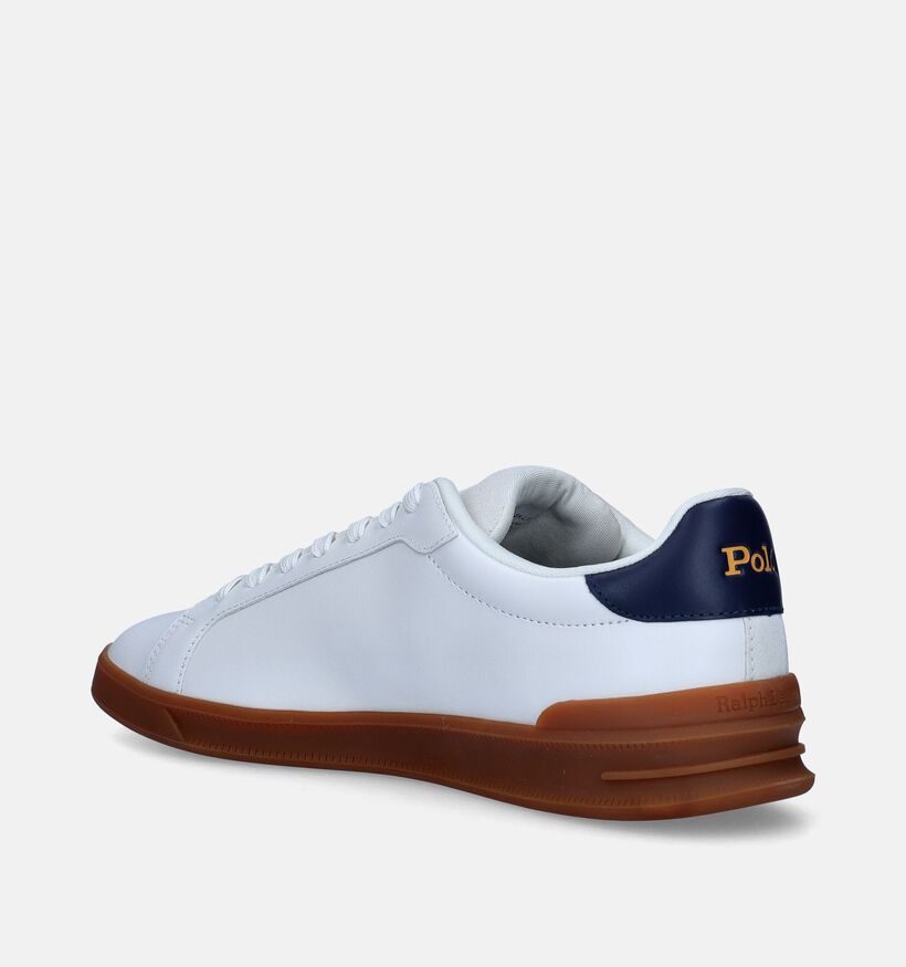 Polo Ralph Lauren Heritage Court Chaussures à lacets en Blanc pour hommes (344923)