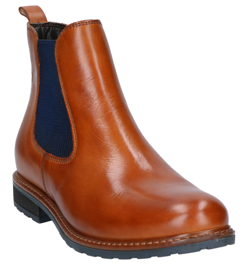 Tamaris Cognac Boots in leer (257166)