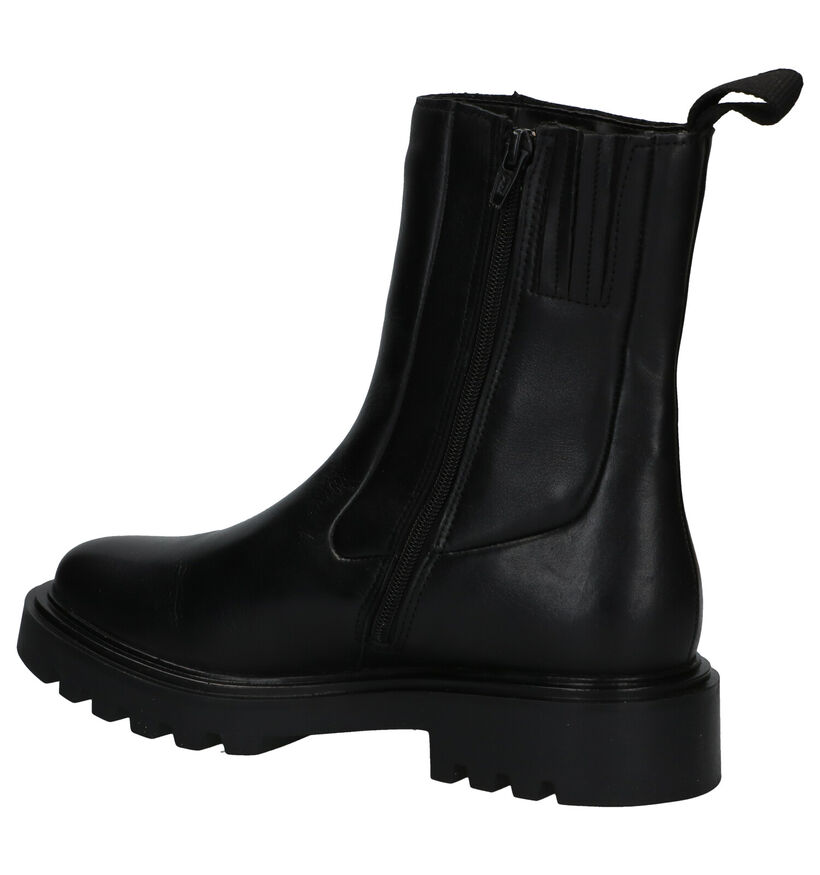 Tamaris Bottines chelsea en Noir en cuir (286037)