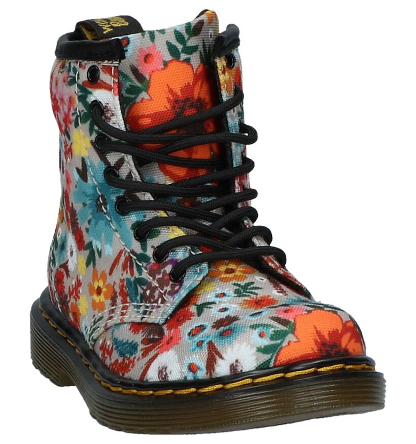 Multicolor Boots met Bloemenprint Dr. Martens Wanderflower, , pdp