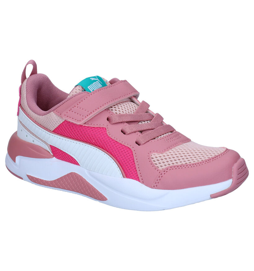 Puma X-Ray Baskets en Rose en simili cuir (276749)