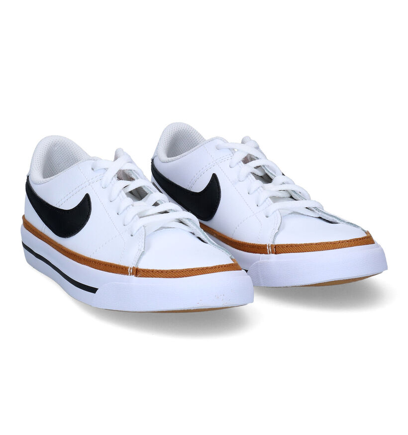 Nike Court Legacy Witte Sneakers voor jongens (302133)