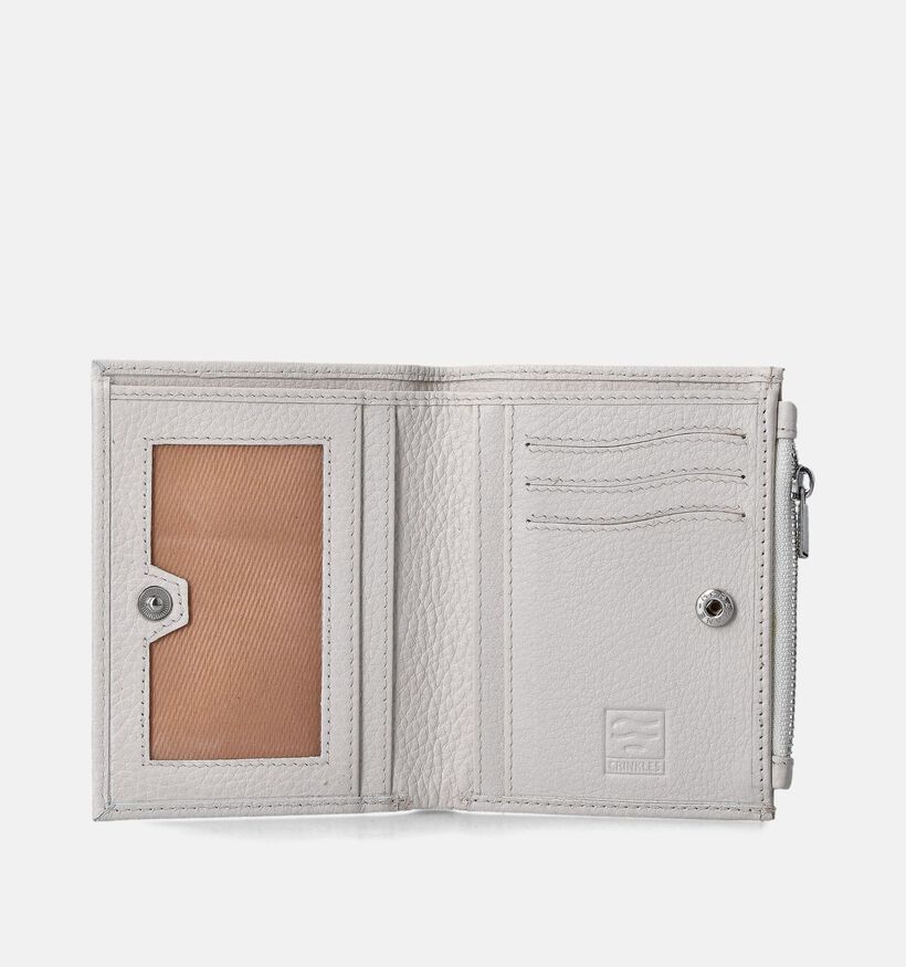 Crinkles Portefeuille en Ecru pour femmes (358117)