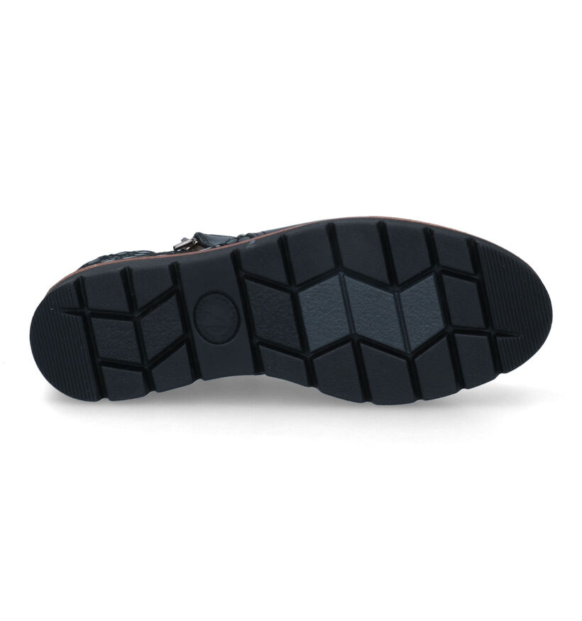 Solemade Zoe 58 Zwarte Enkellaarzen voor dames (331666) - geschikt voor steunzolen