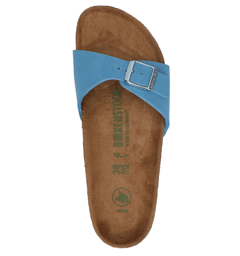 Birkenstock Madrid Birko-Flor Witte Slippers voor dames (338044)