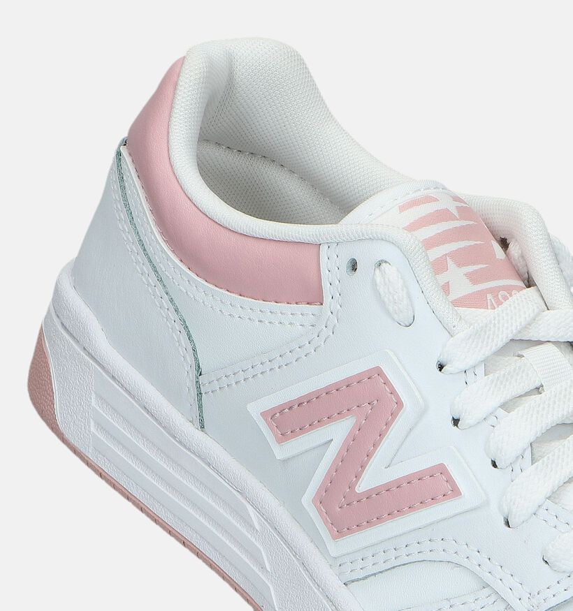 New Balance GSB 480 Witte Sneakers voor meisjes (334557) - geschikt voor steunzolen