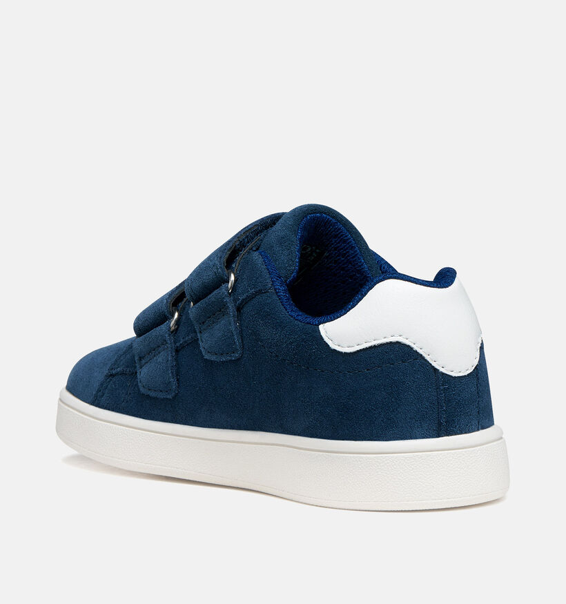 Geox Eclyper Baskets en Bleu fonc&eacute; pour gar&ccedil;ons (370144) - pour semelles orthop&eacute;diques