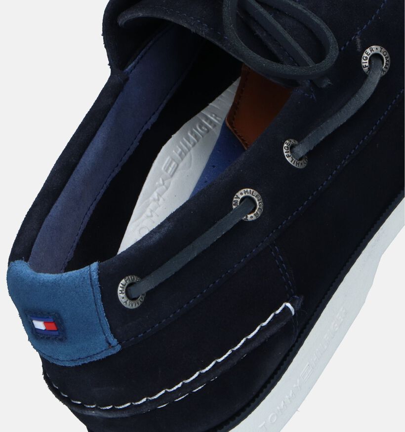 Tommy Hilfiger Boat Shoe Core Suede Blauwe Bootschoenen voor heren (336691)