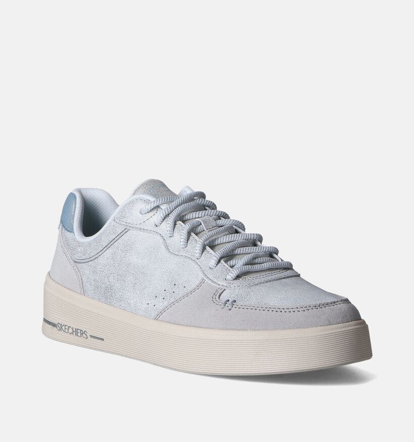 Skechers Hiland Shimmering Splendid Grijze Sneakers voor dames (351906) - geschikt voor steunzolen