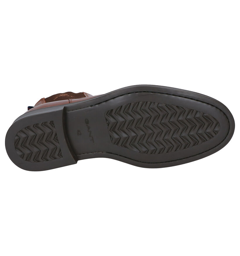 Gant Oscar Bottines en Cognac en textile (261319)