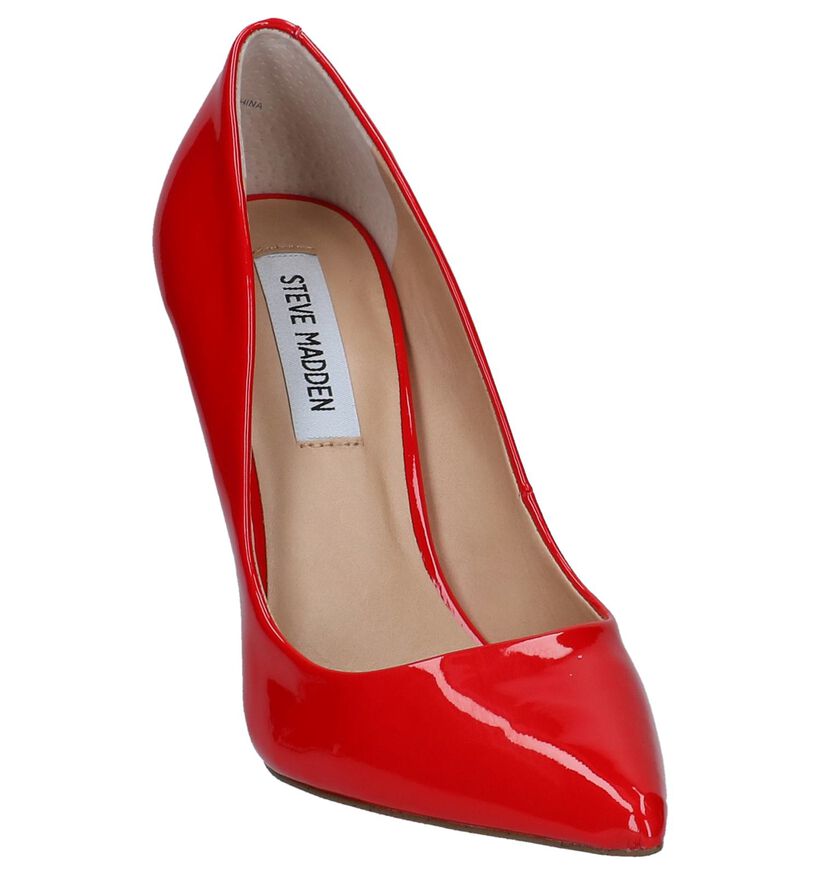 Steve Madden Daisie Rode Pumps in kunstleer (230393)