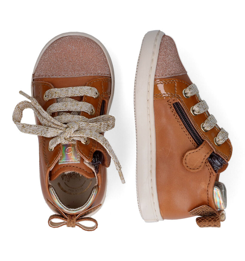 Beberlis Chaussures pour bébé en Cognac pour filles (315692)