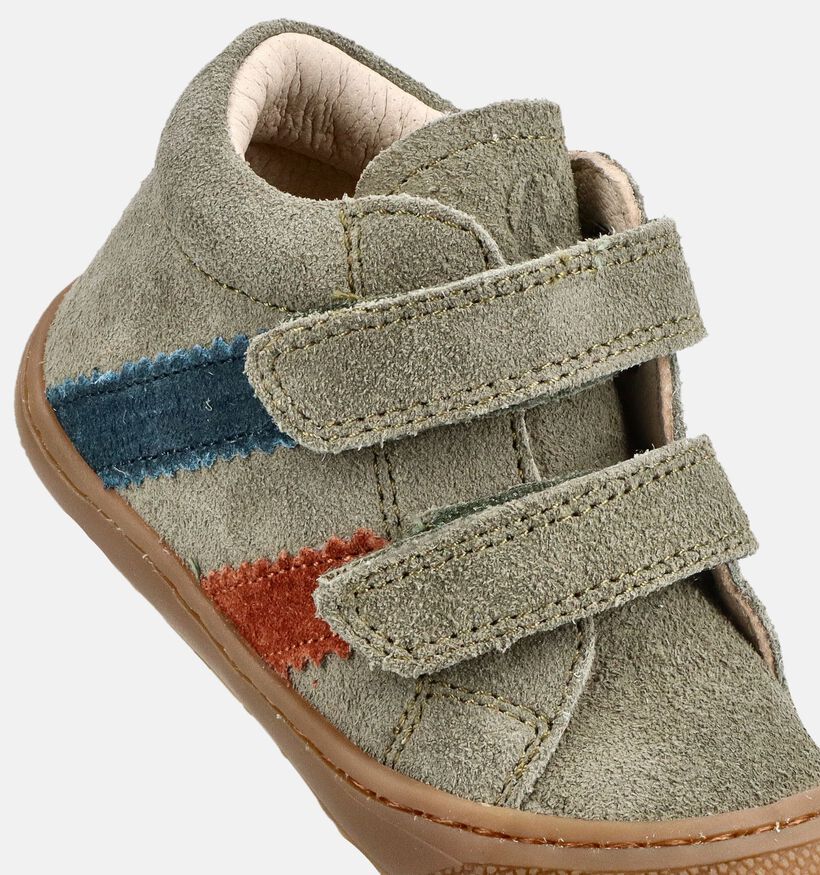 Naturino Macks 2 Vl Baskets montantes en Vert pour gar&ccedil;ons (380174) - pour semelles orthop&eacute;diques