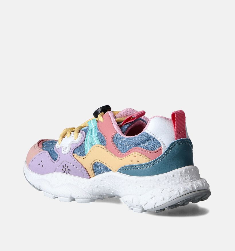 Naturino x Flower Mountain Yamano 3 Sneakers Blauw voor meisjes (357541) - geschikt voor steunzolen
