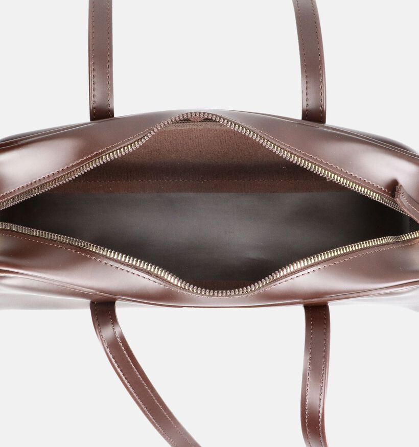 Signatur Zara Bag Donkerbruine Schoudertas voor dames (380903)