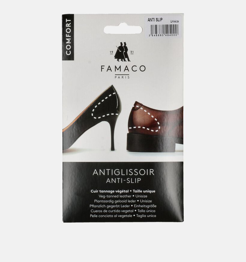 Famaco Anti-slip le glissement du talon en Gris pour femmes, filles, garçons, hommes (208584)