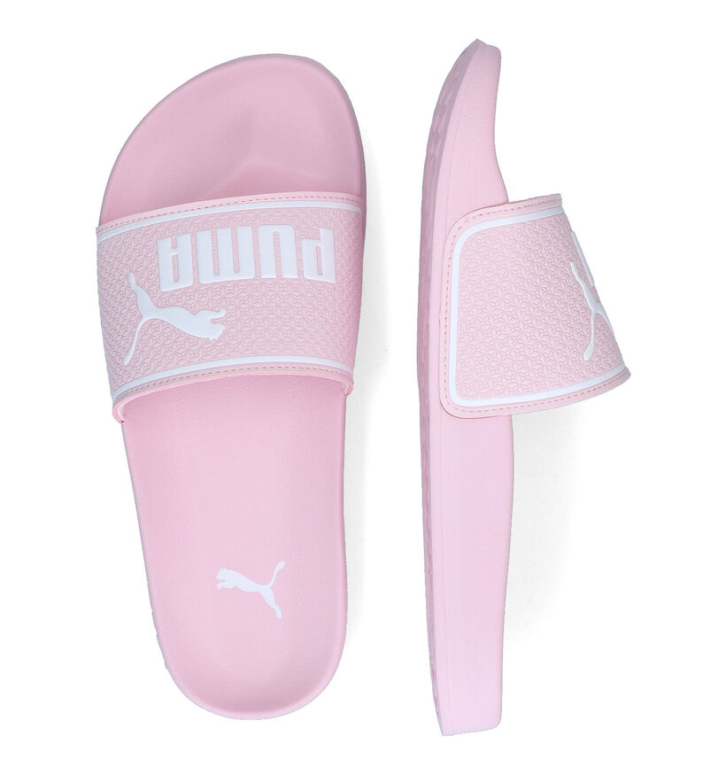 Puma Leadcat Roze Badslippers voor dames (301378)