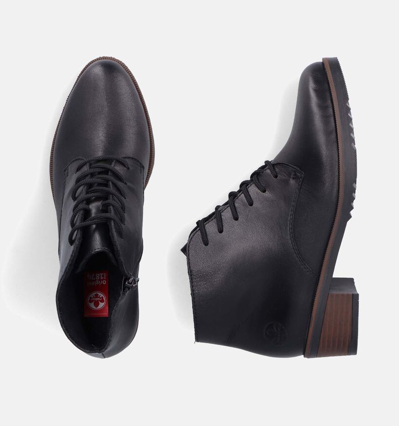 Rieker Bottines à lacets en Noir pour femmes (347423)